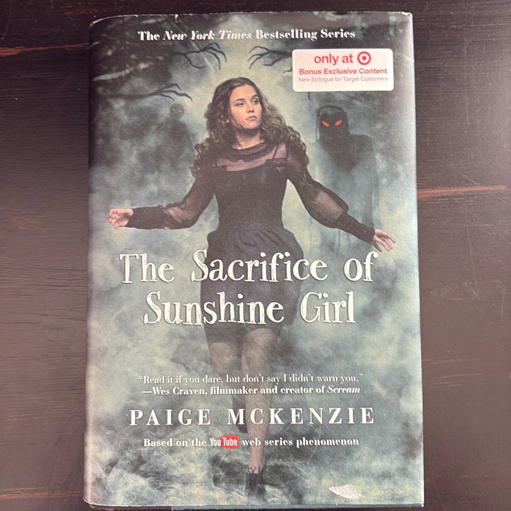 The Sacrifice of Sunshine Girl by Paige McKenzie. A Young Adult novel.
